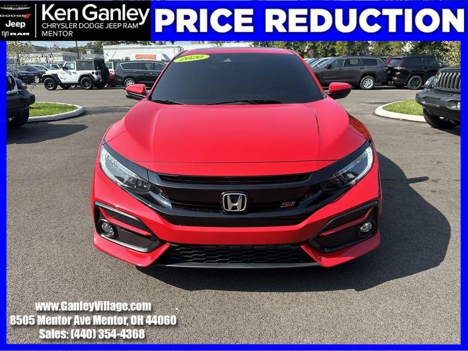 used 2020 Honda Civic Si car, priced at $23,500