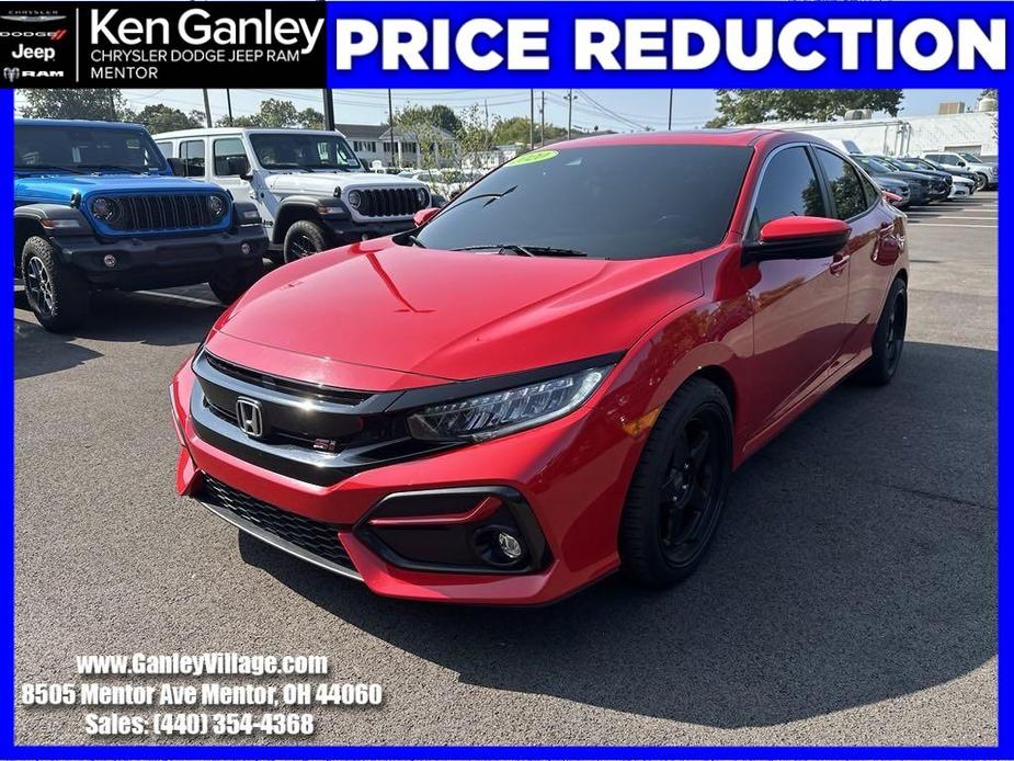 used 2020 Honda Civic Si car, priced at $23,500