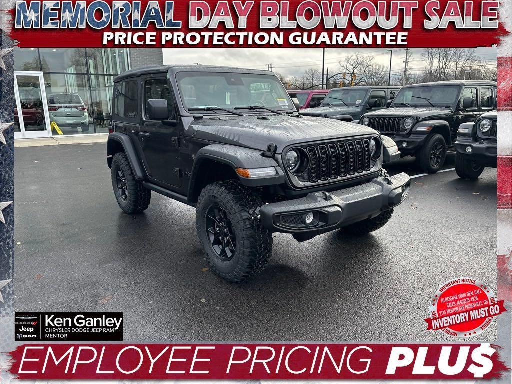 new 2025 Jeep Wrangler car, priced at $41,795