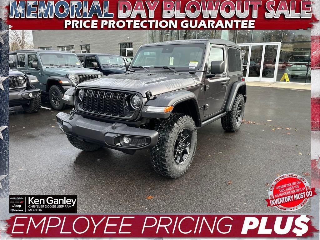 new 2025 Jeep Wrangler car, priced at $41,795