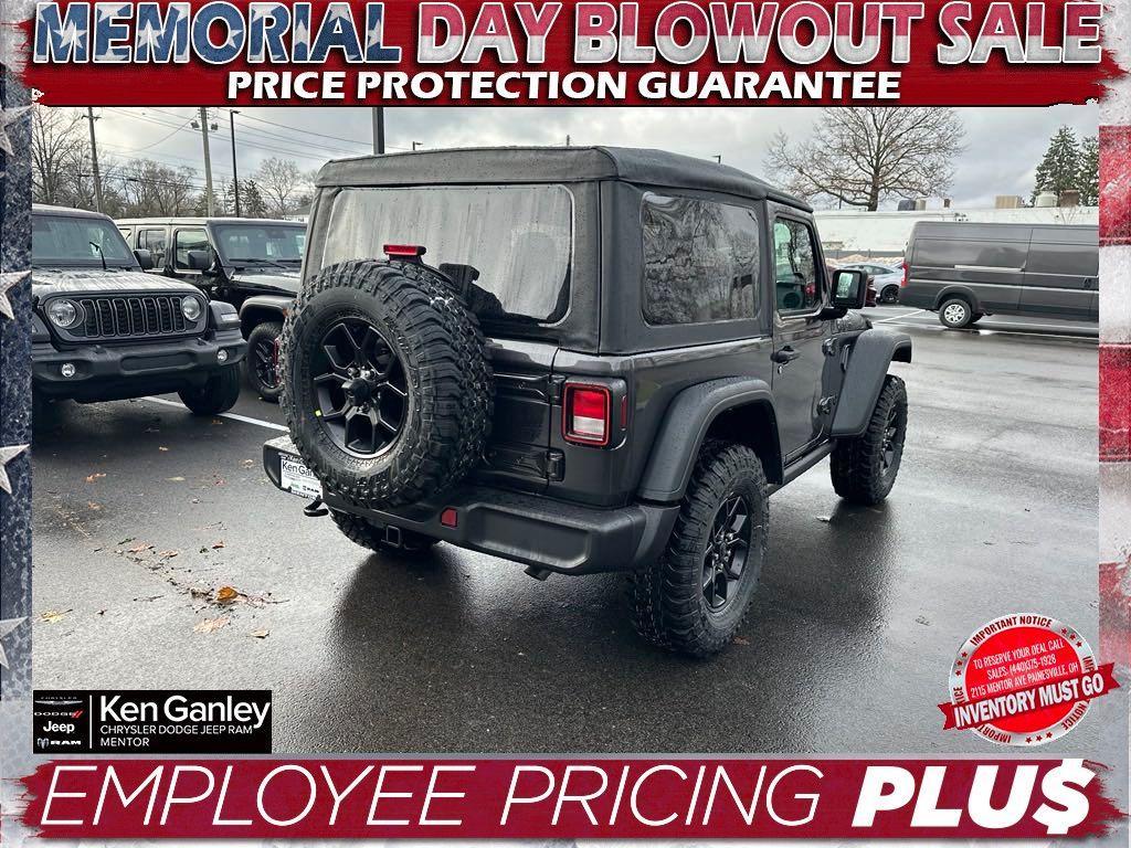 new 2025 Jeep Wrangler car, priced at $41,795