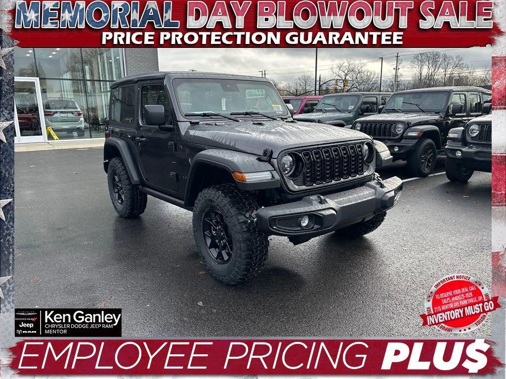 new 2025 Jeep Wrangler car, priced at $41,795