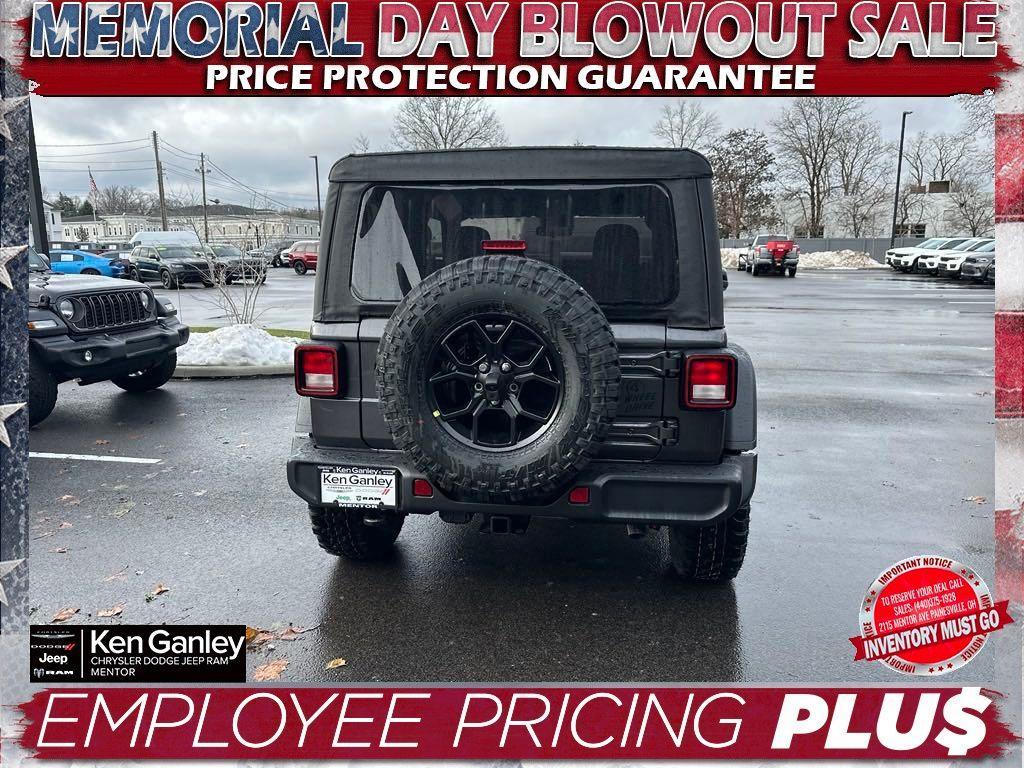 new 2025 Jeep Wrangler car, priced at $41,795
