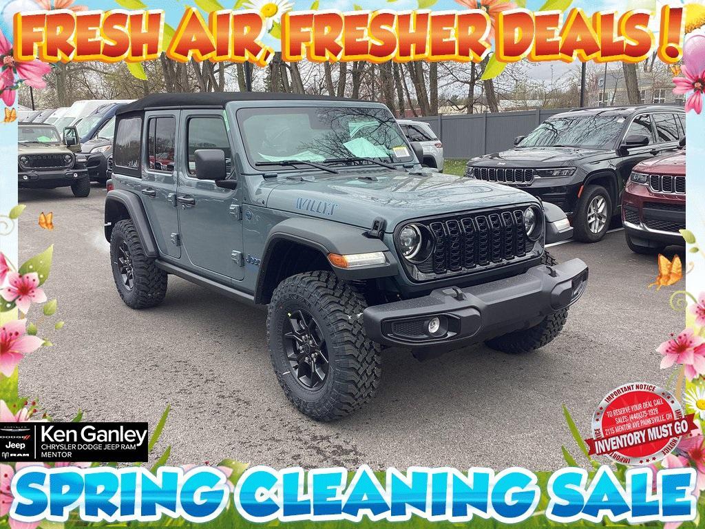 new 2025 Jeep Wrangler 4xe car, priced at $48,756