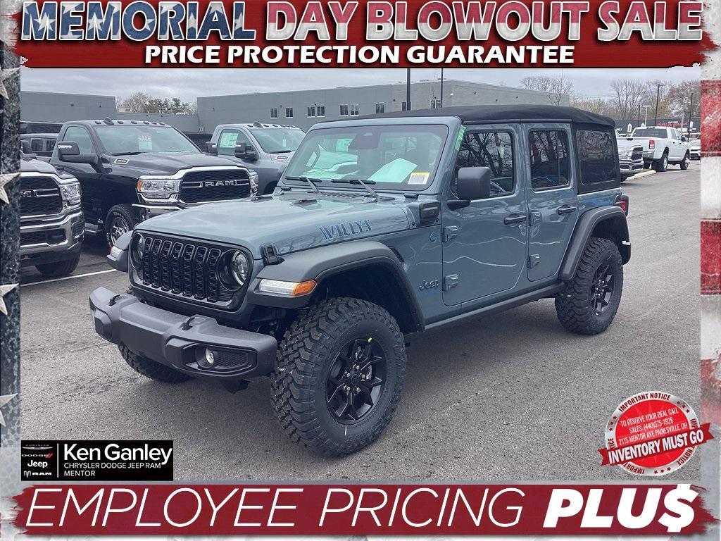 new 2025 Jeep Wrangler 4xe car, priced at $52,000