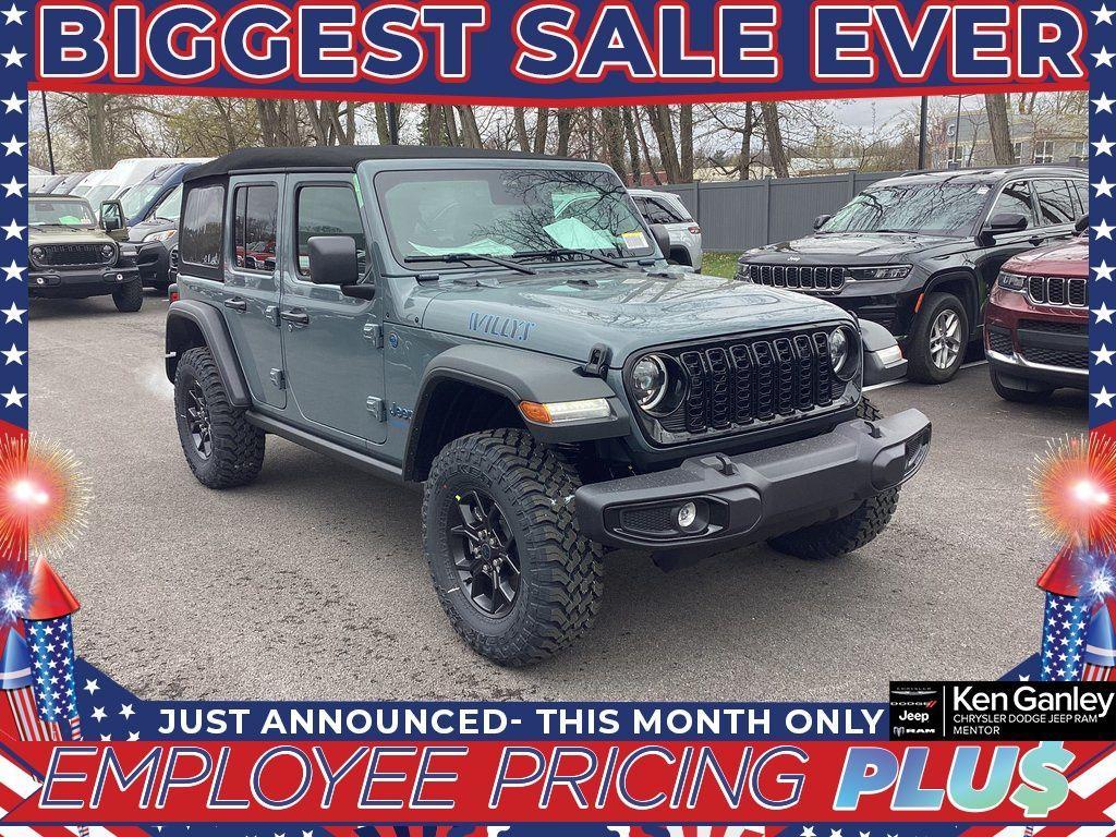 new 2025 Jeep Wrangler 4xe car, priced at $51,880