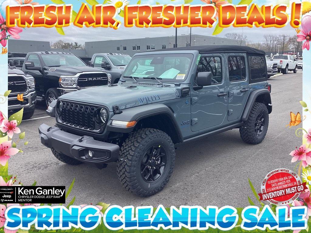 new 2025 Jeep Wrangler 4xe car, priced at $48,756