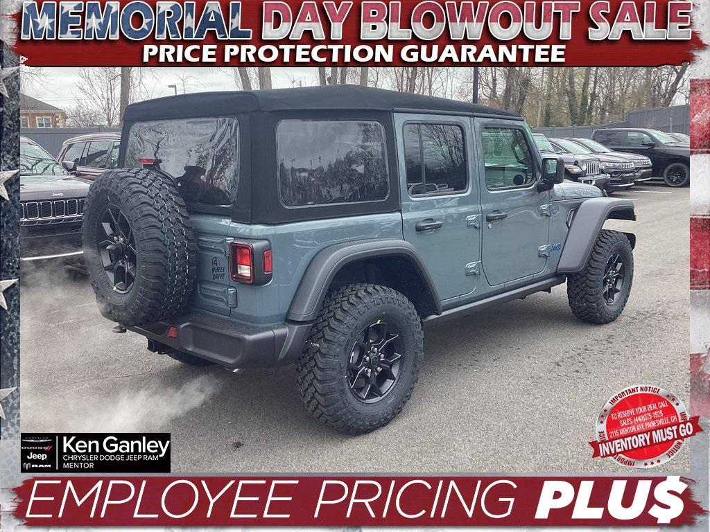 new 2025 Jeep Wrangler 4xe car, priced at $52,000