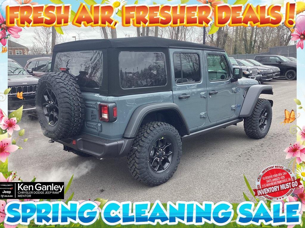 new 2025 Jeep Wrangler 4xe car, priced at $48,756