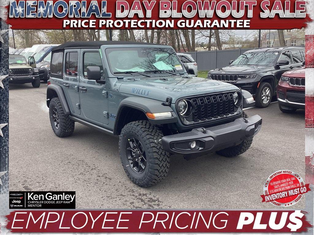 new 2025 Jeep Wrangler 4xe car, priced at $52,000