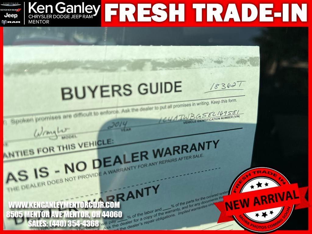 used 2014 Jeep Wrangler car, priced at $14,500