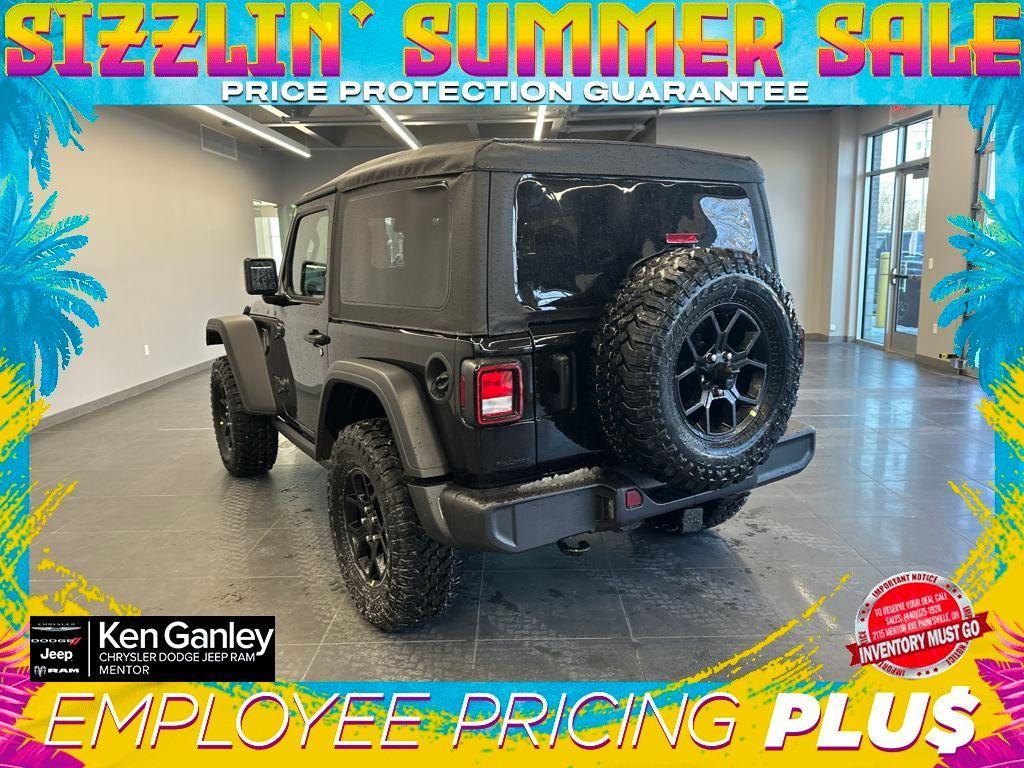 new 2025 Jeep Wrangler car, priced at $38,579