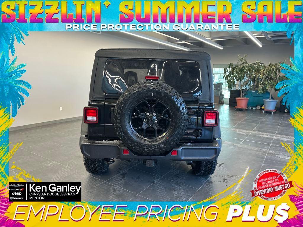 new 2025 Jeep Wrangler car, priced at $38,579