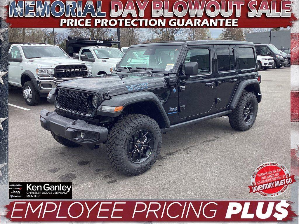 new 2025 Jeep Wrangler 4xe car, priced at $55,500