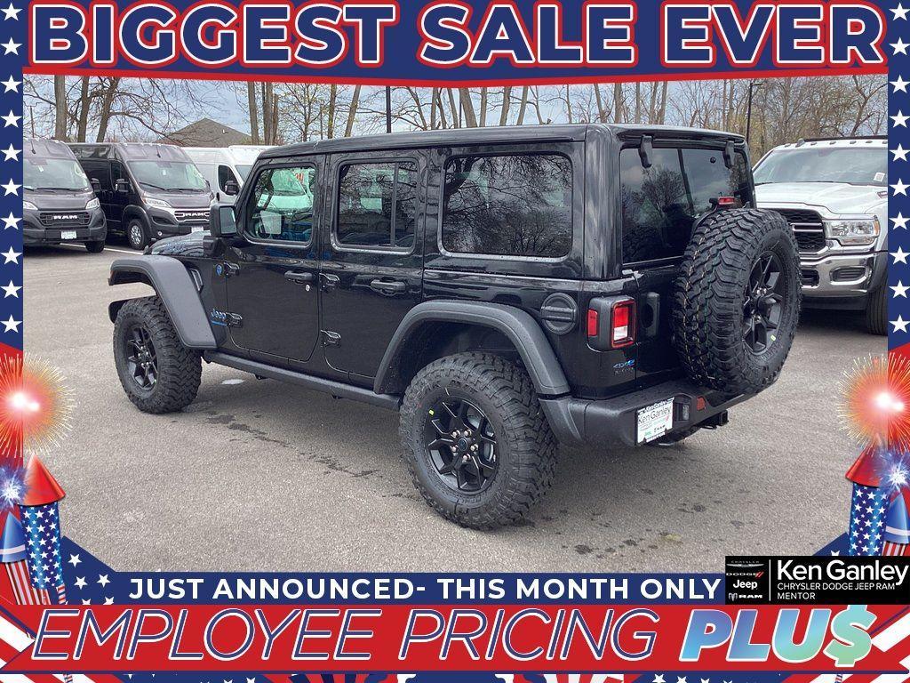 new 2025 Jeep Wrangler 4xe car, priced at $55,380