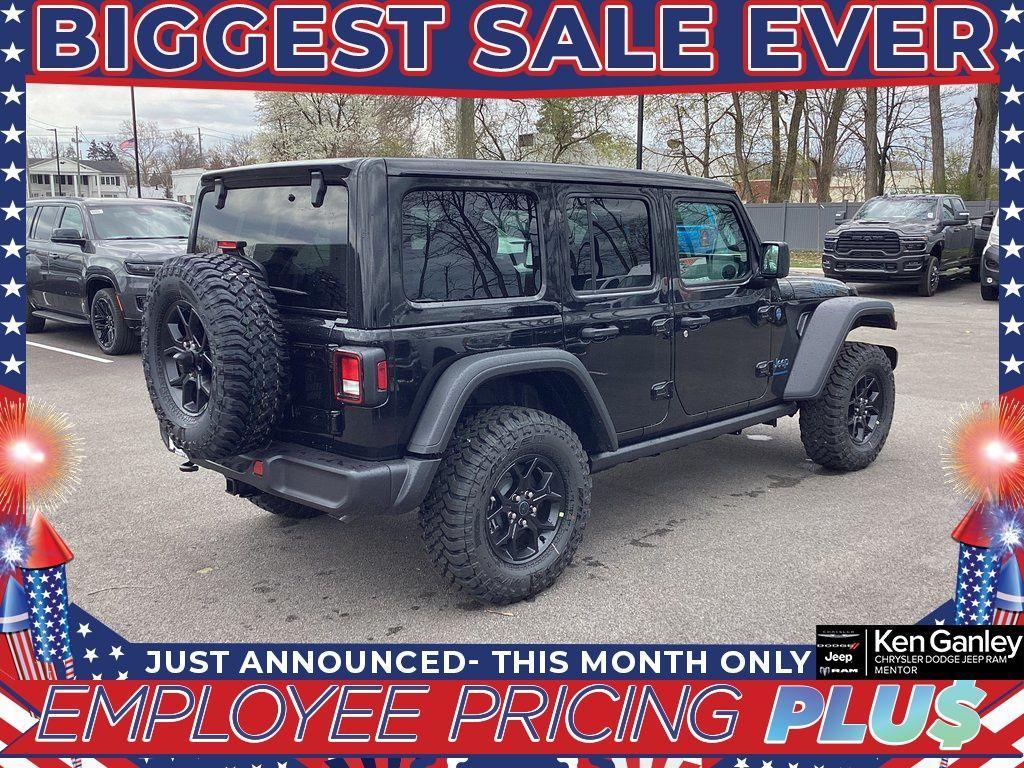 new 2025 Jeep Wrangler 4xe car, priced at $55,380