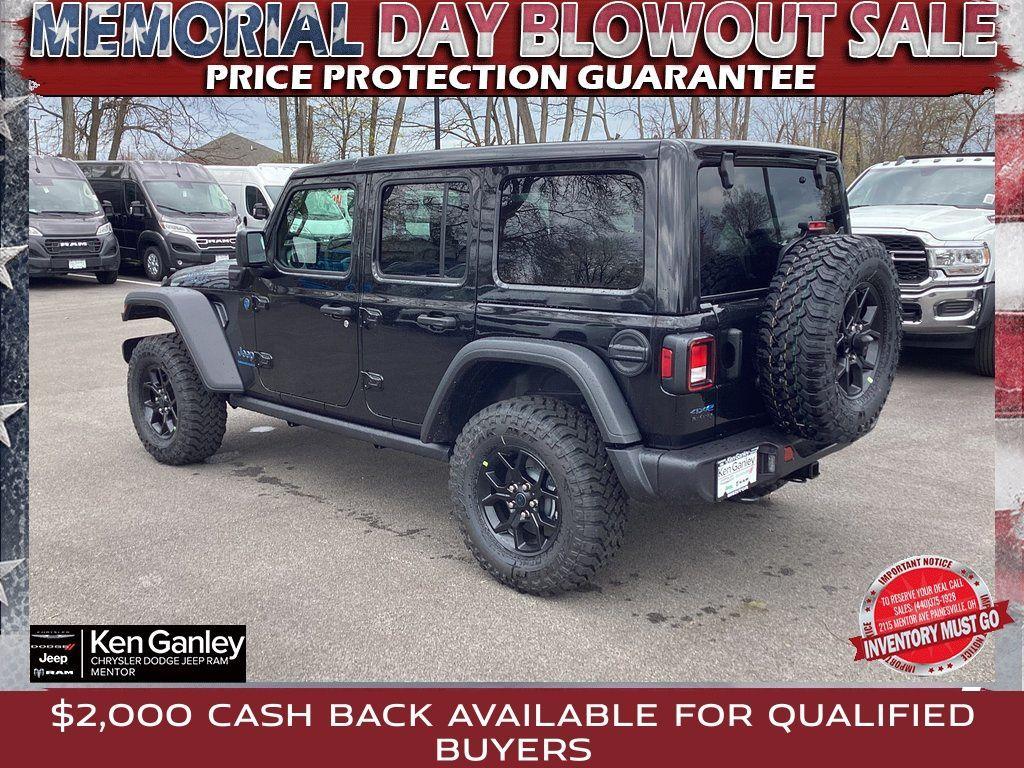 new 2025 Jeep Wrangler 4xe car, priced at $55,380