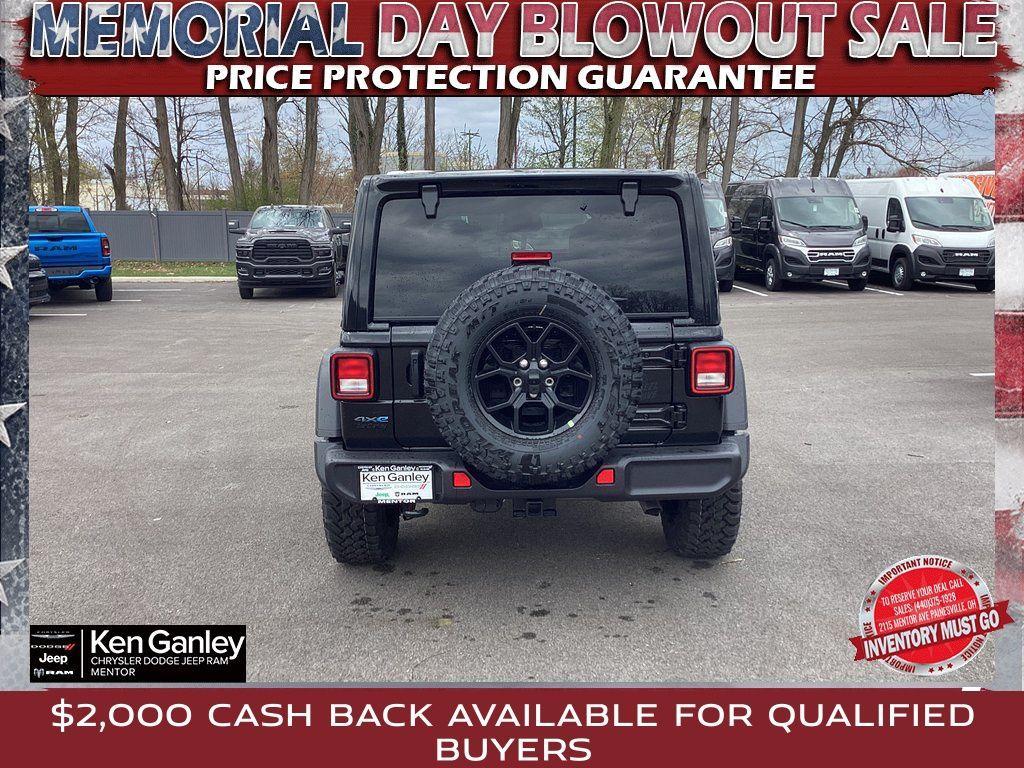 new 2025 Jeep Wrangler 4xe car, priced at $55,380