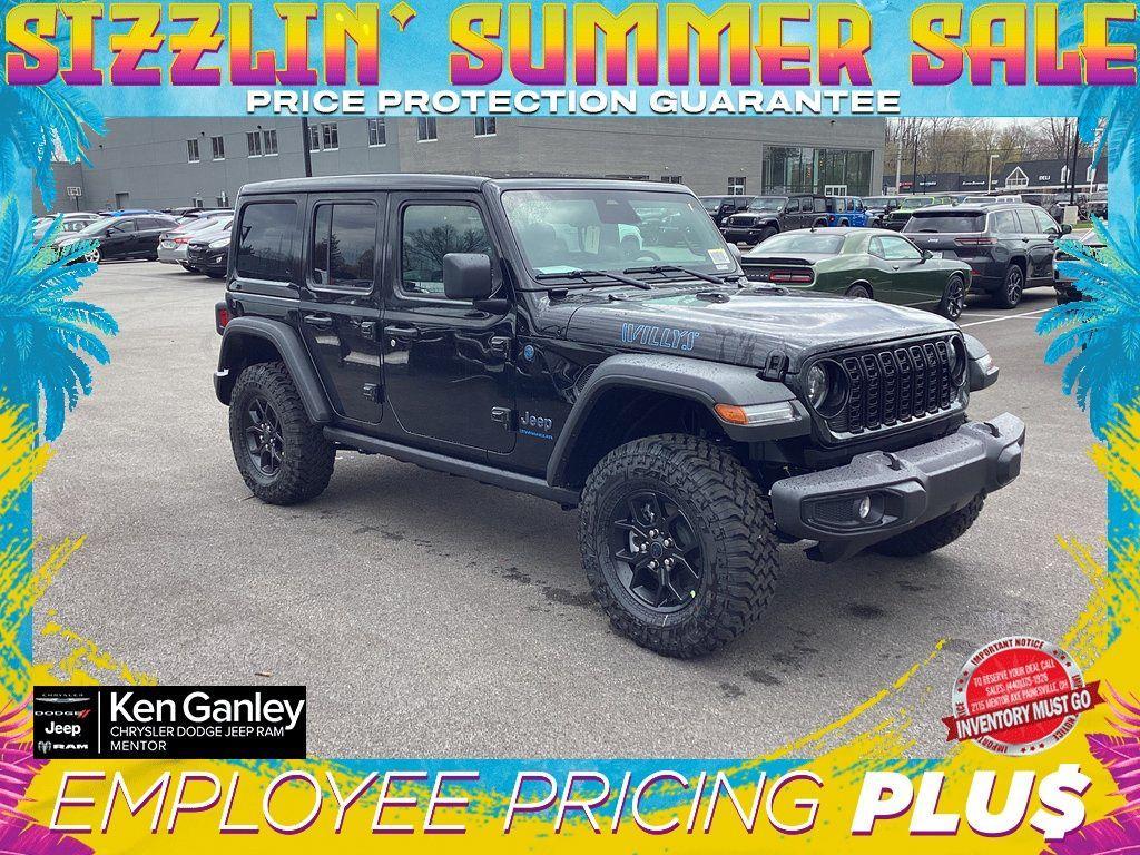 new 2025 Jeep Wrangler 4xe car, priced at $55,380