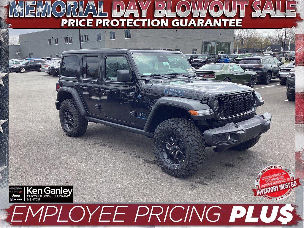 new 2025 Jeep Wrangler 4xe car, priced at $55,500