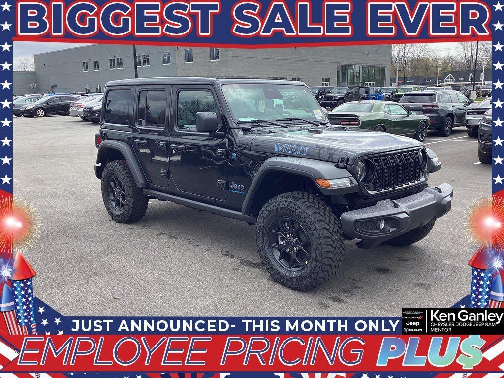 new 2025 Jeep Wrangler 4xe car, priced at $55,380