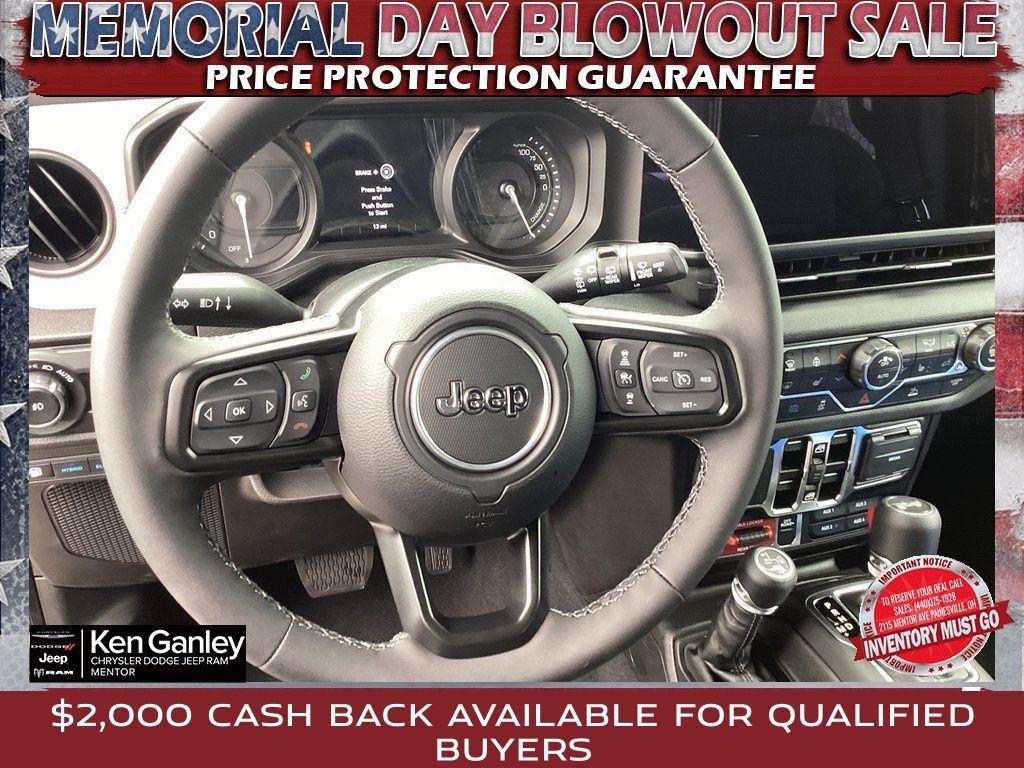 new 2025 Jeep Wrangler 4xe car, priced at $55,380
