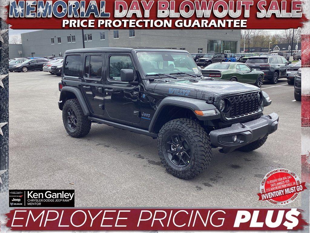 new 2025 Jeep Wrangler 4xe car, priced at $55,500