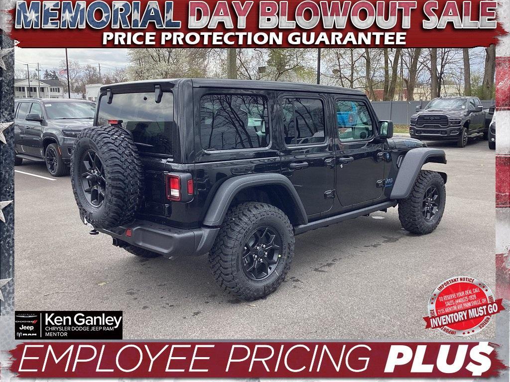 new 2025 Jeep Wrangler 4xe car, priced at $53,410