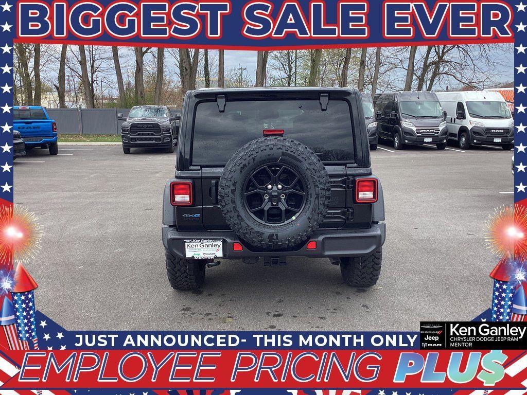 new 2025 Jeep Wrangler 4xe car, priced at $55,380