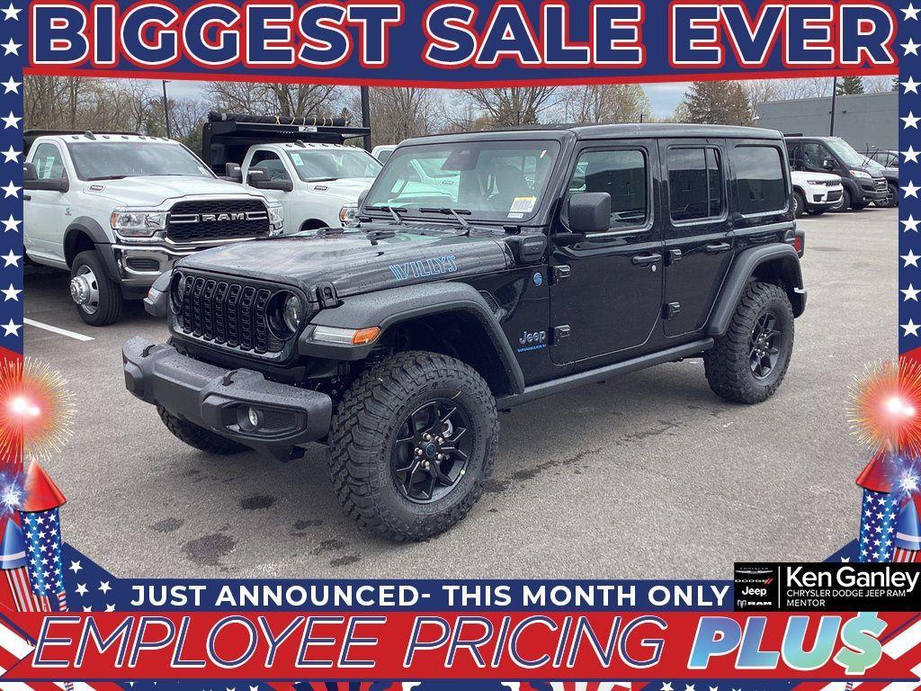 new 2025 Jeep Wrangler 4xe car, priced at $55,380