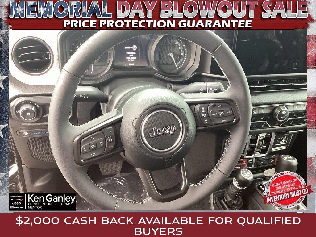 new 2025 Jeep Wrangler 4xe car, priced at $51,880