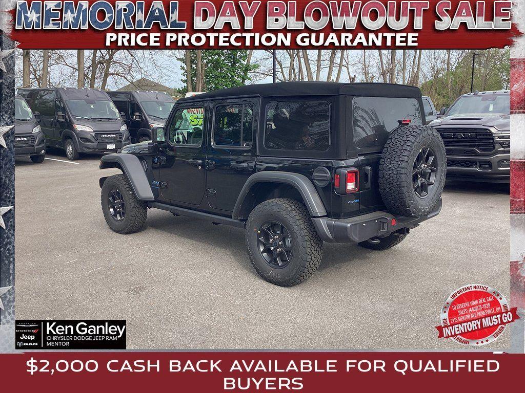 new 2025 Jeep Wrangler 4xe car, priced at $51,880