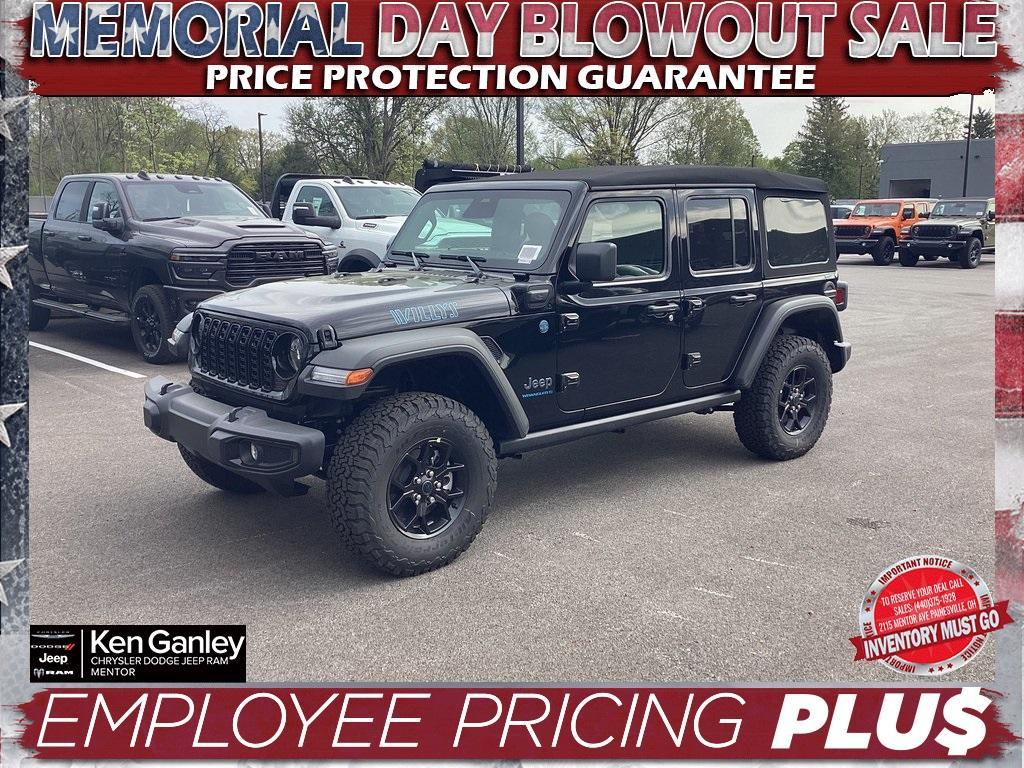 new 2025 Jeep Wrangler 4xe car, priced at $52,000