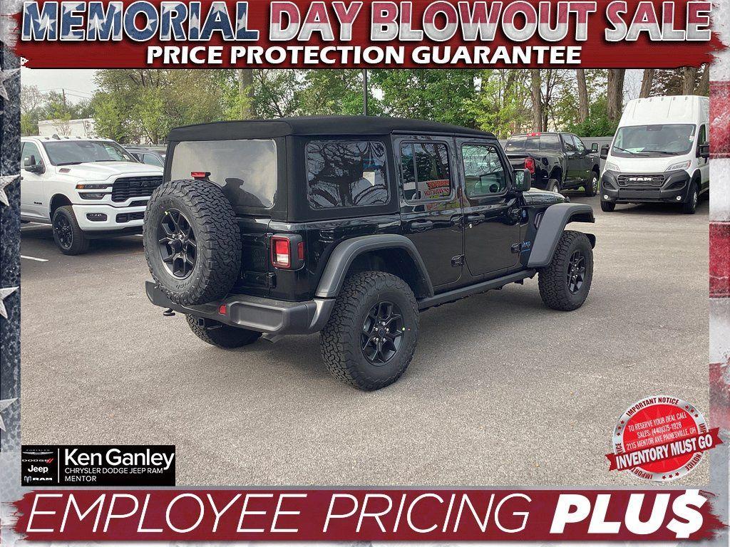 new 2025 Jeep Wrangler 4xe car, priced at $52,000