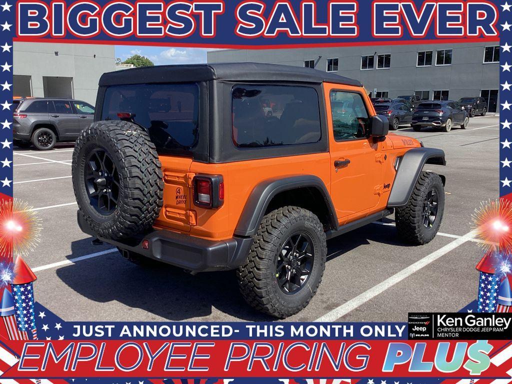 new 2025 Jeep Wrangler car, priced at $41,995