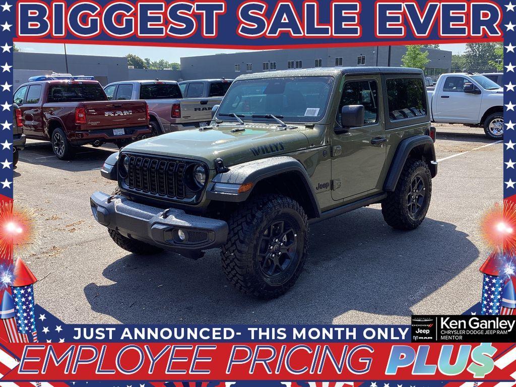 new 2025 Jeep Wrangler car, priced at $43,490