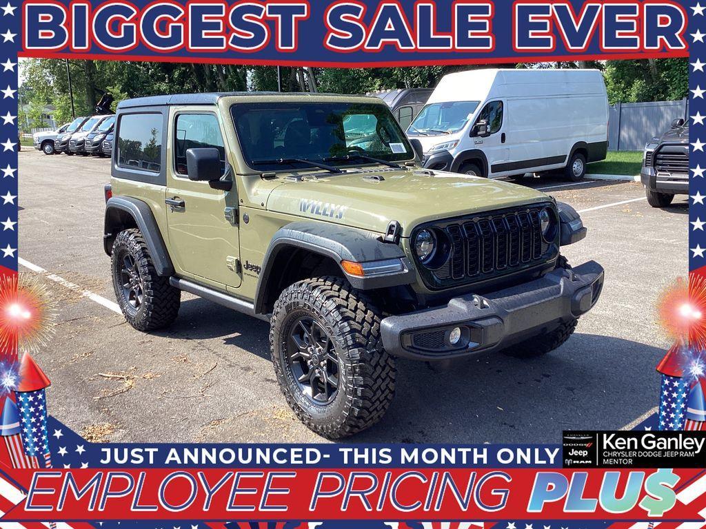 new 2025 Jeep Wrangler car, priced at $43,490