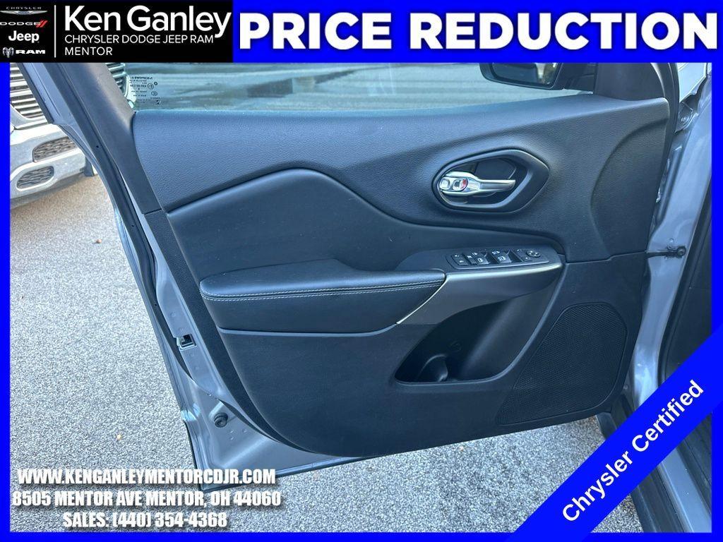 used 2021 Jeep Cherokee car, priced at $24,180