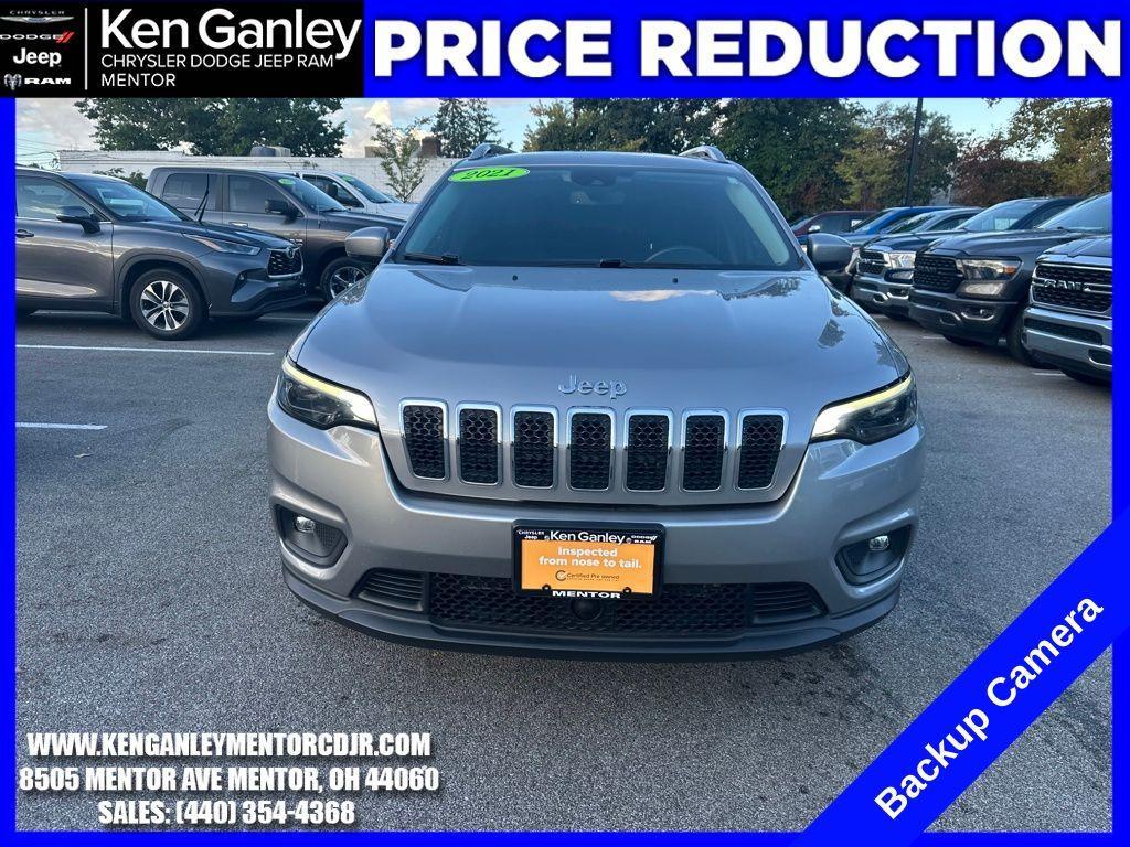used 2021 Jeep Cherokee car, priced at $24,180
