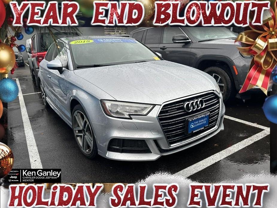 used 2018 Audi A3 car, priced at $15,600