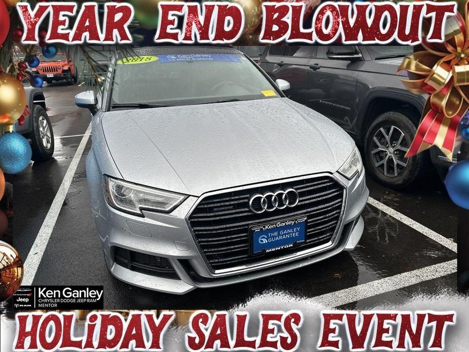 used 2018 Audi A3 car, priced at $15,600