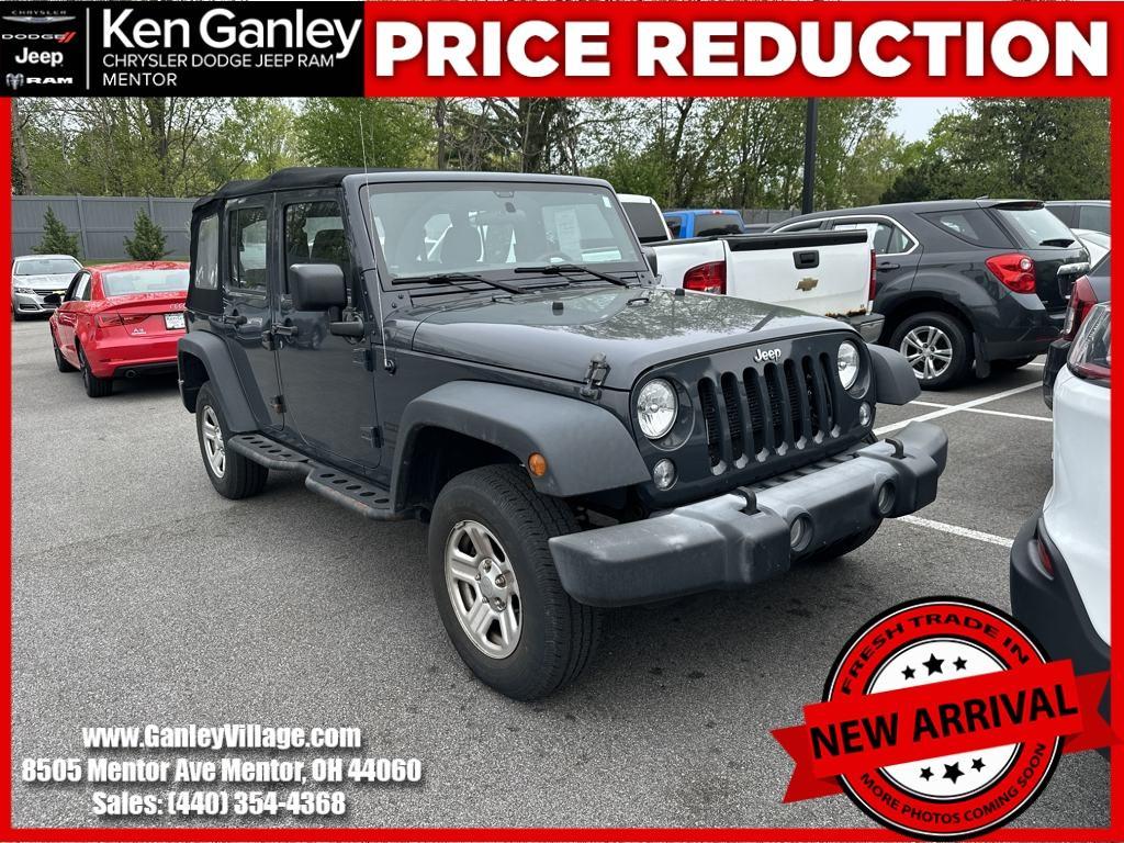 used 2016 Jeep Wrangler Unlimited car, priced at $20,250