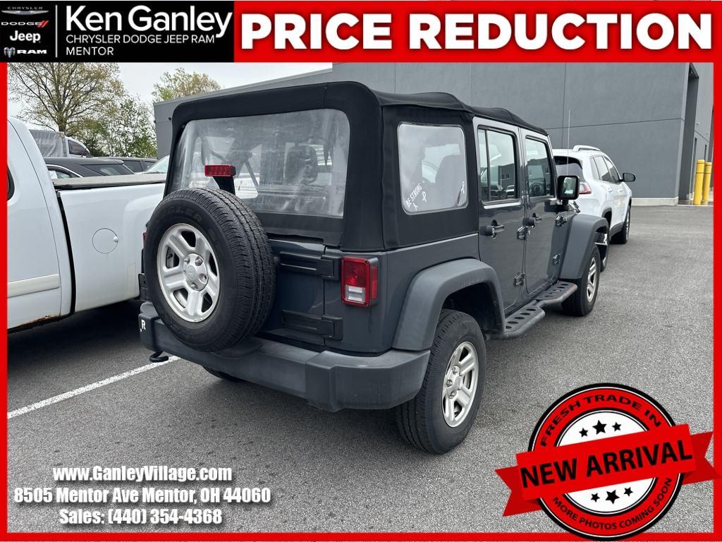 used 2016 Jeep Wrangler Unlimited car, priced at $20,250