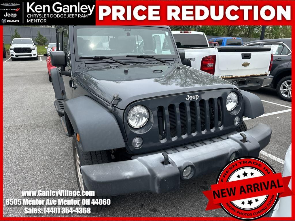 used 2016 Jeep Wrangler Unlimited car, priced at $20,250