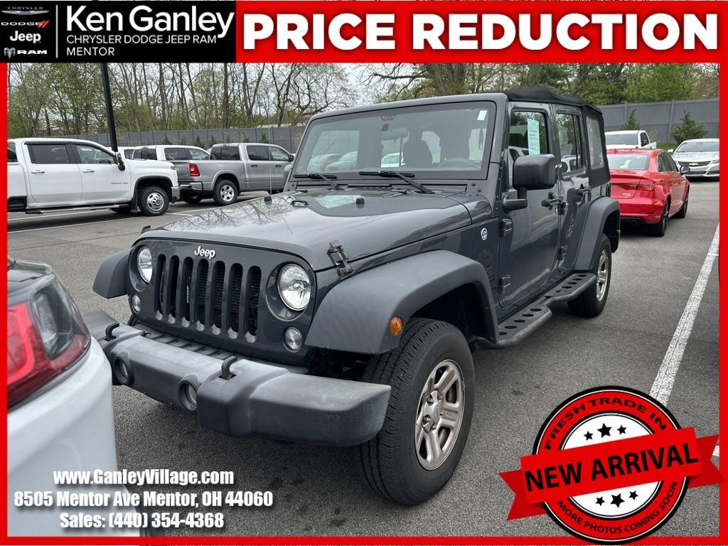 used 2016 Jeep Wrangler Unlimited car, priced at $20,250