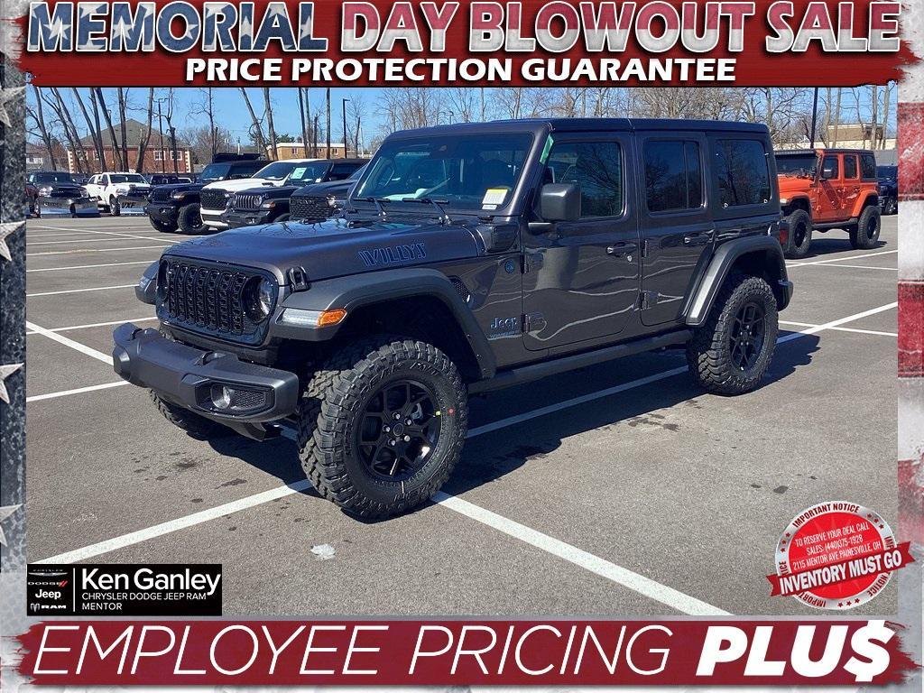 new 2025 Jeep Wrangler 4xe car, priced at $53,300
