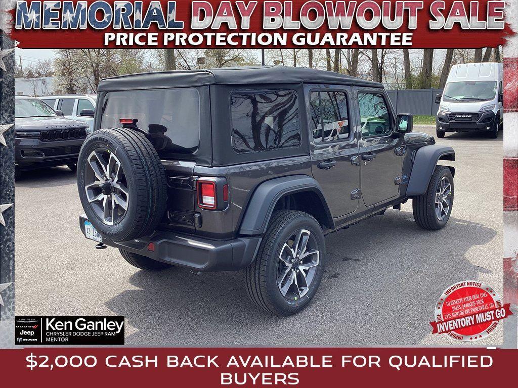 new 2025 Jeep Wrangler 4xe car, priced at $50,013