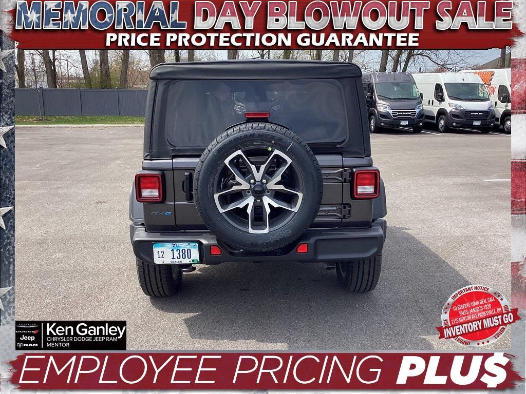 new 2025 Jeep Wrangler 4xe car, priced at $50,013