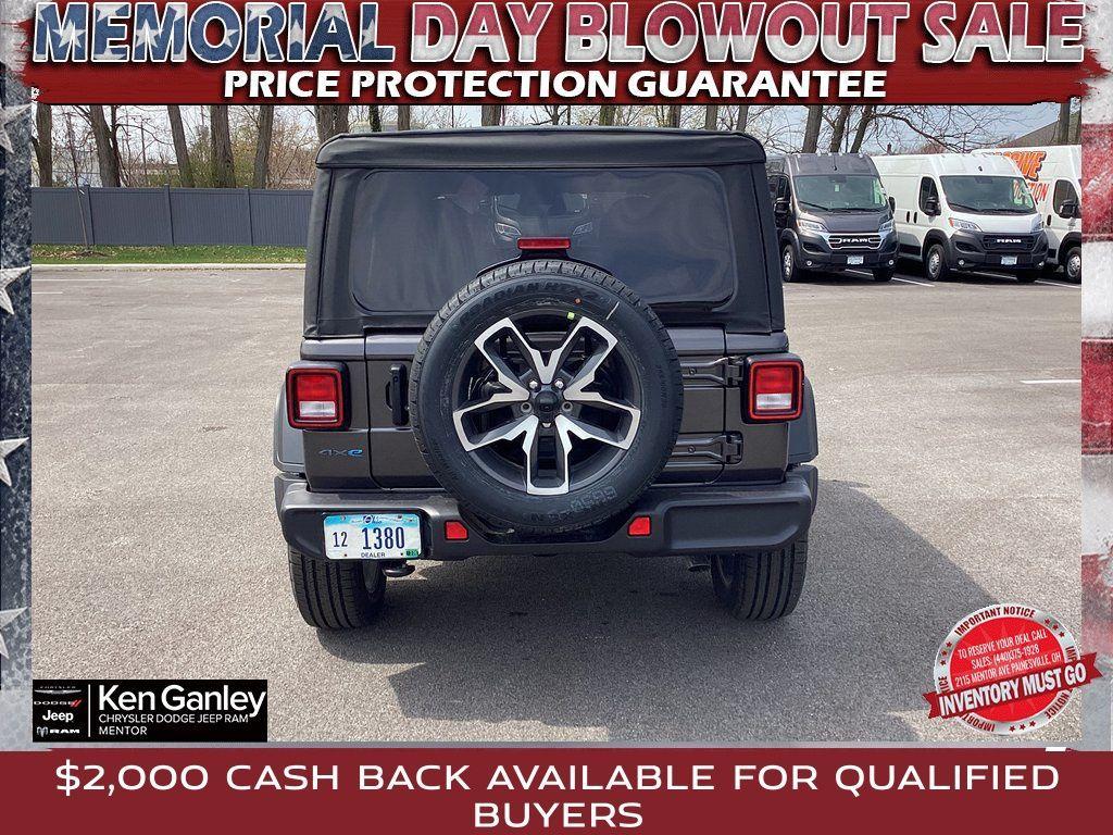 new 2025 Jeep Wrangler 4xe car, priced at $50,013