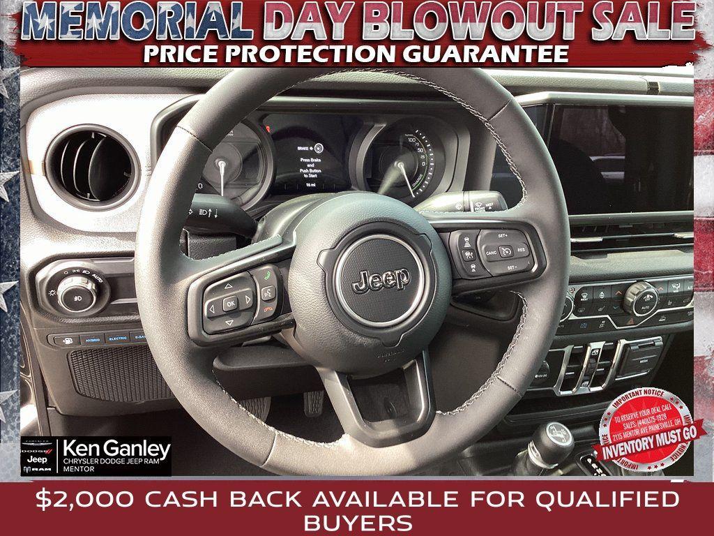 new 2025 Jeep Wrangler 4xe car, priced at $50,013